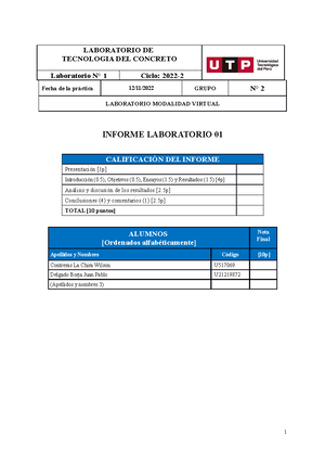 EXAMEN FINAL DE TECNOLOGIA DEL CONCRETO - Examen Final-Tecnología Del ...