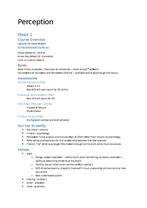 Main Points Of Perception In Psychology - Main Points Of Perception In ...