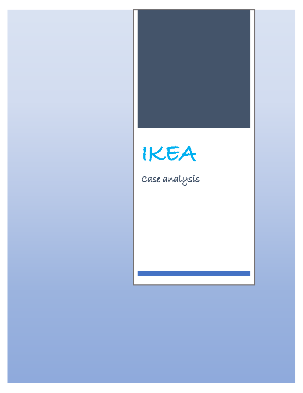 Global Marketing Final - IKEA Case analysis GREEN UNIVERSITY OF ...