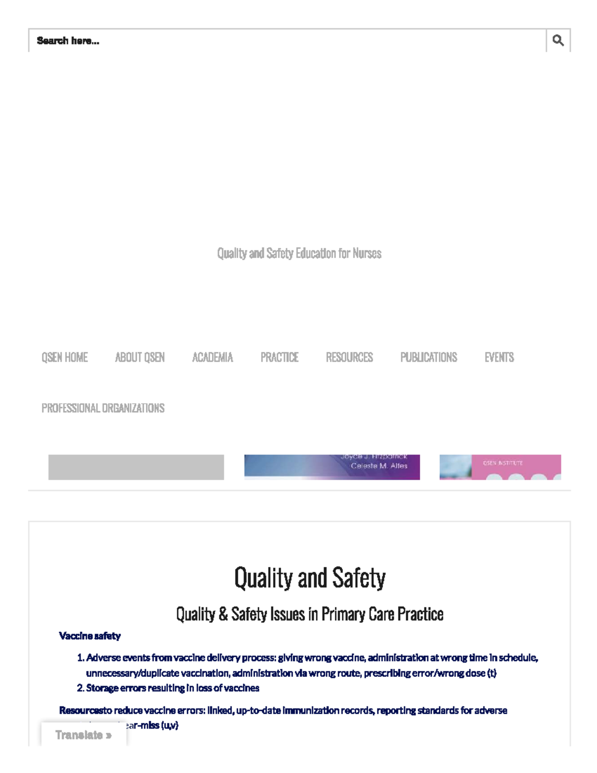 QSEN Quality and Safety - NUR 303 - Studocu