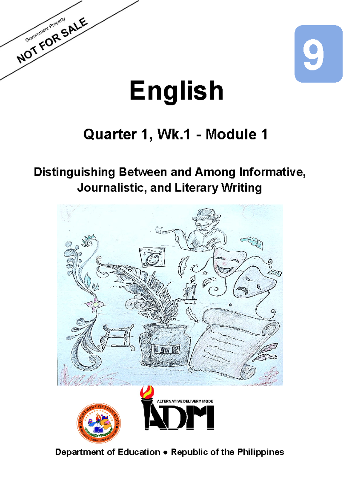 English 9 Q1 Mod1 W1 Distinguish-between-and-among-informative ...