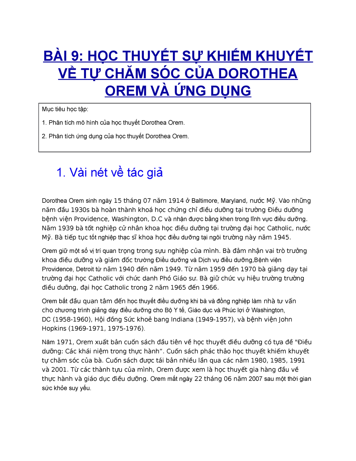 Học thuyết cơ bản thực hành điều dưỡng  Chi Hội Điều Dưỡng Ngoại Khoa Việt  nam  chihoidieuduongngoaikhoavietnam