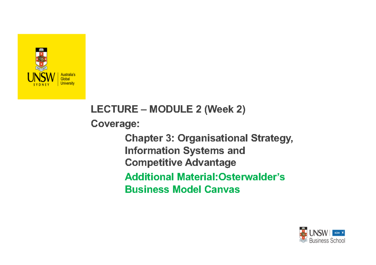 Module 2 Lecture Notes Complete Set - ####### LECTURE – MODULE 2 (Week ...