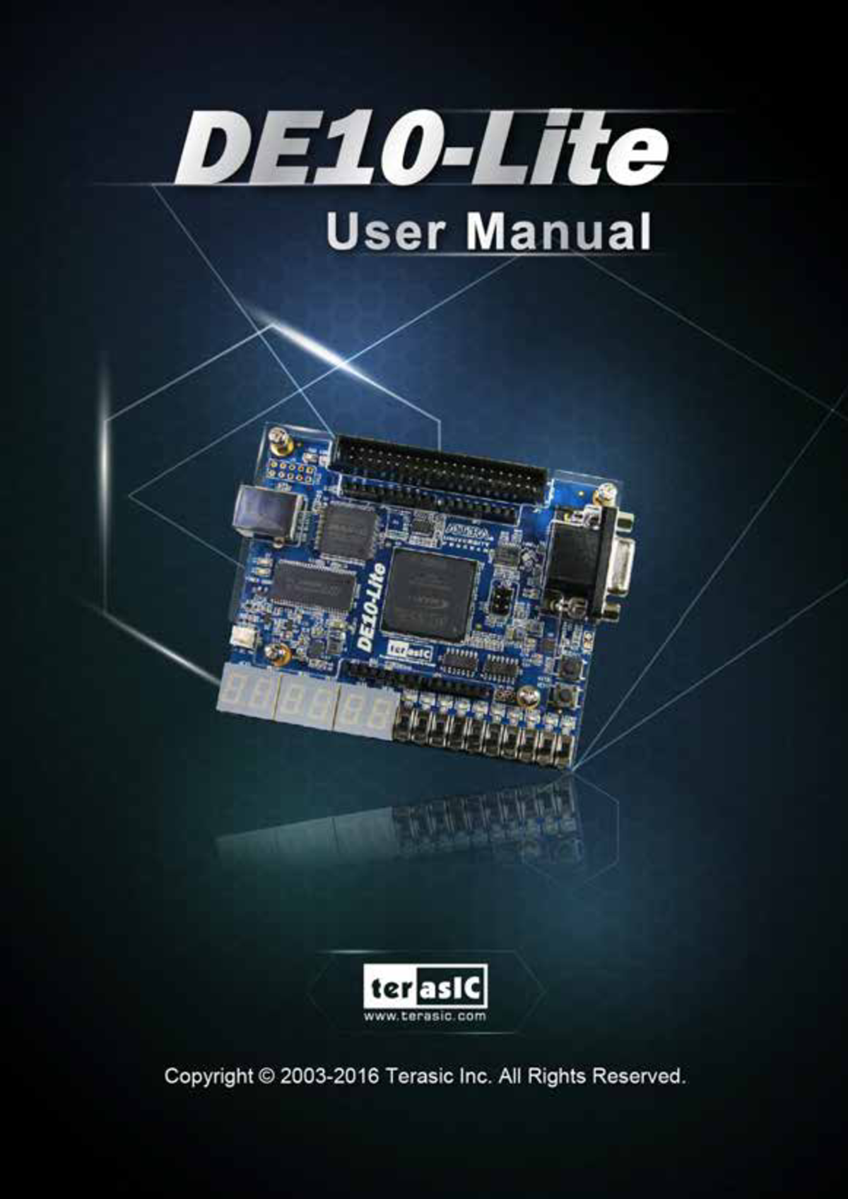 Manual D10LITE - DE10-Lite 1 Terasic November 21, 2016 DE10-Lite ...