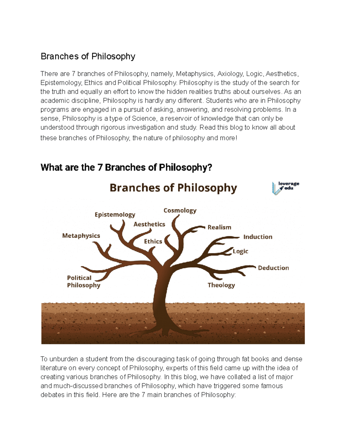 How Many Branches In Cse