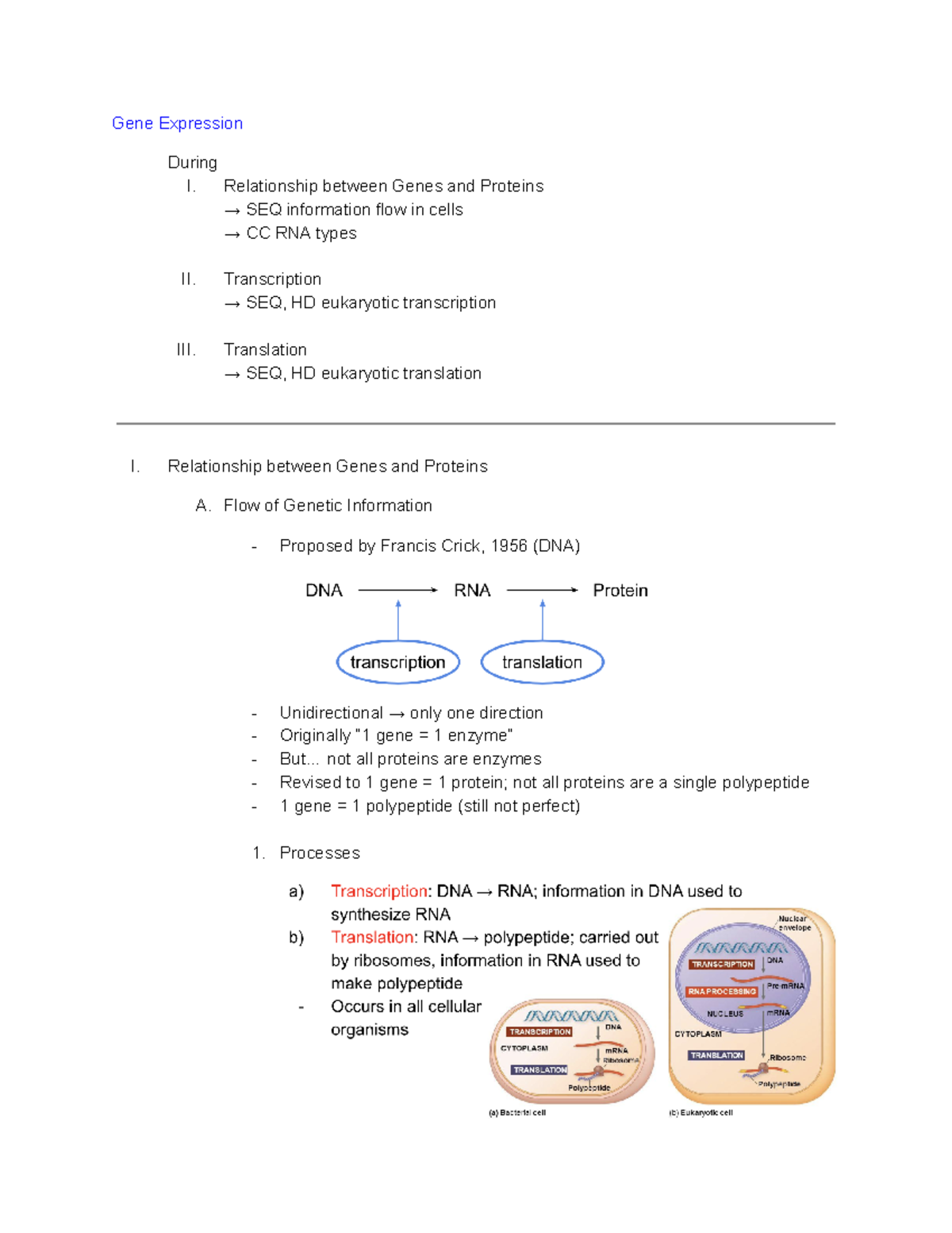 Gene Expression - Stern Cardinale - Gene Expression During I ...