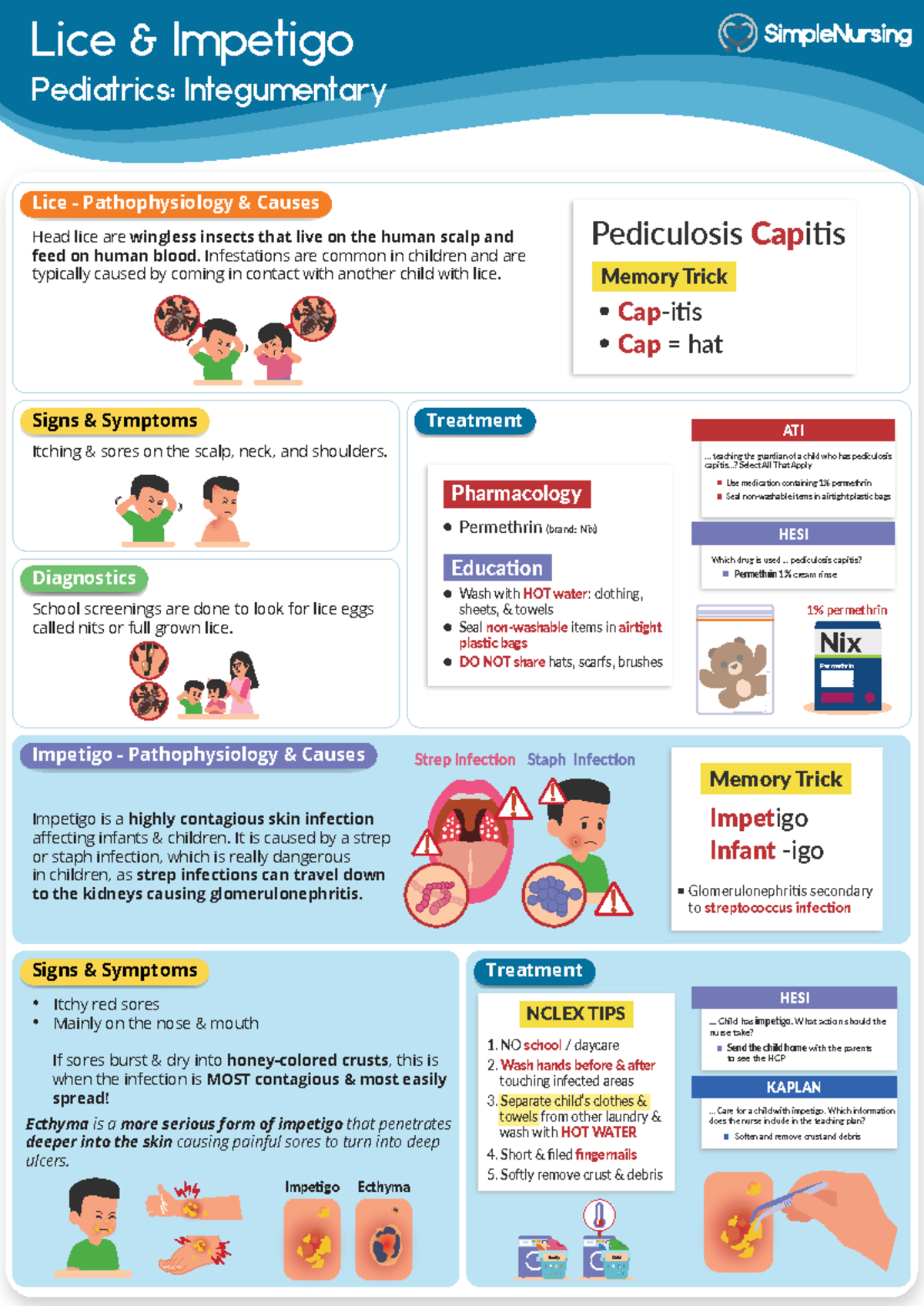 Peds - Integumentary-Skin - Lice & Impetigo - Lice & Impetigo ...