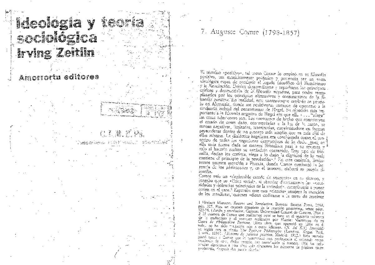 Ideología y teoría sociología, Zeitlin - Antropología - Studocu