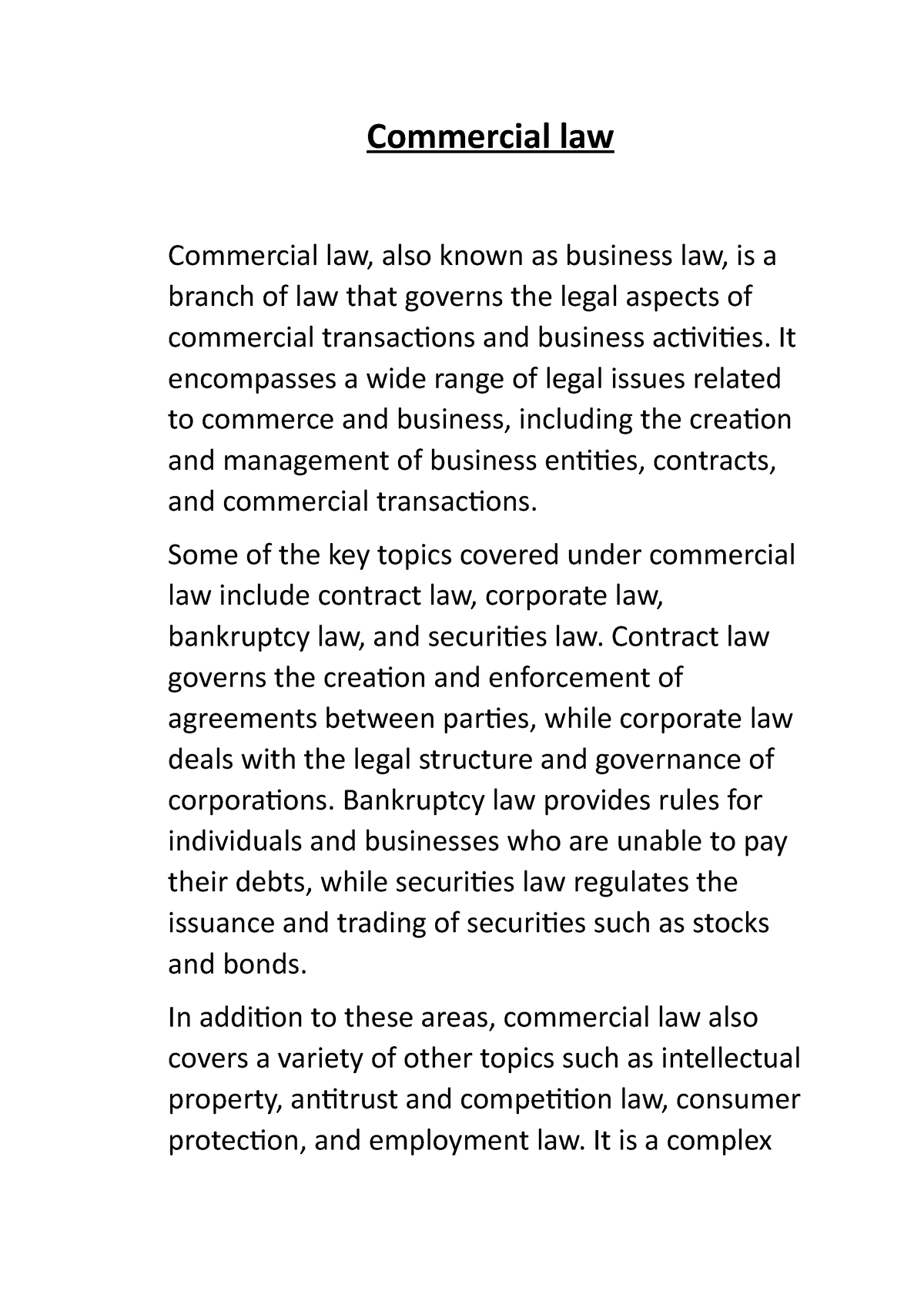 commercial-law-commercial-law-commercial-law-also-known-as-business-law-is-a-branch-of-law