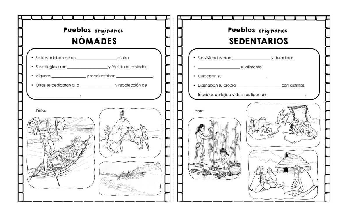 Nomades y sedentarios - Pueblos originarios Pueblos originarios ...