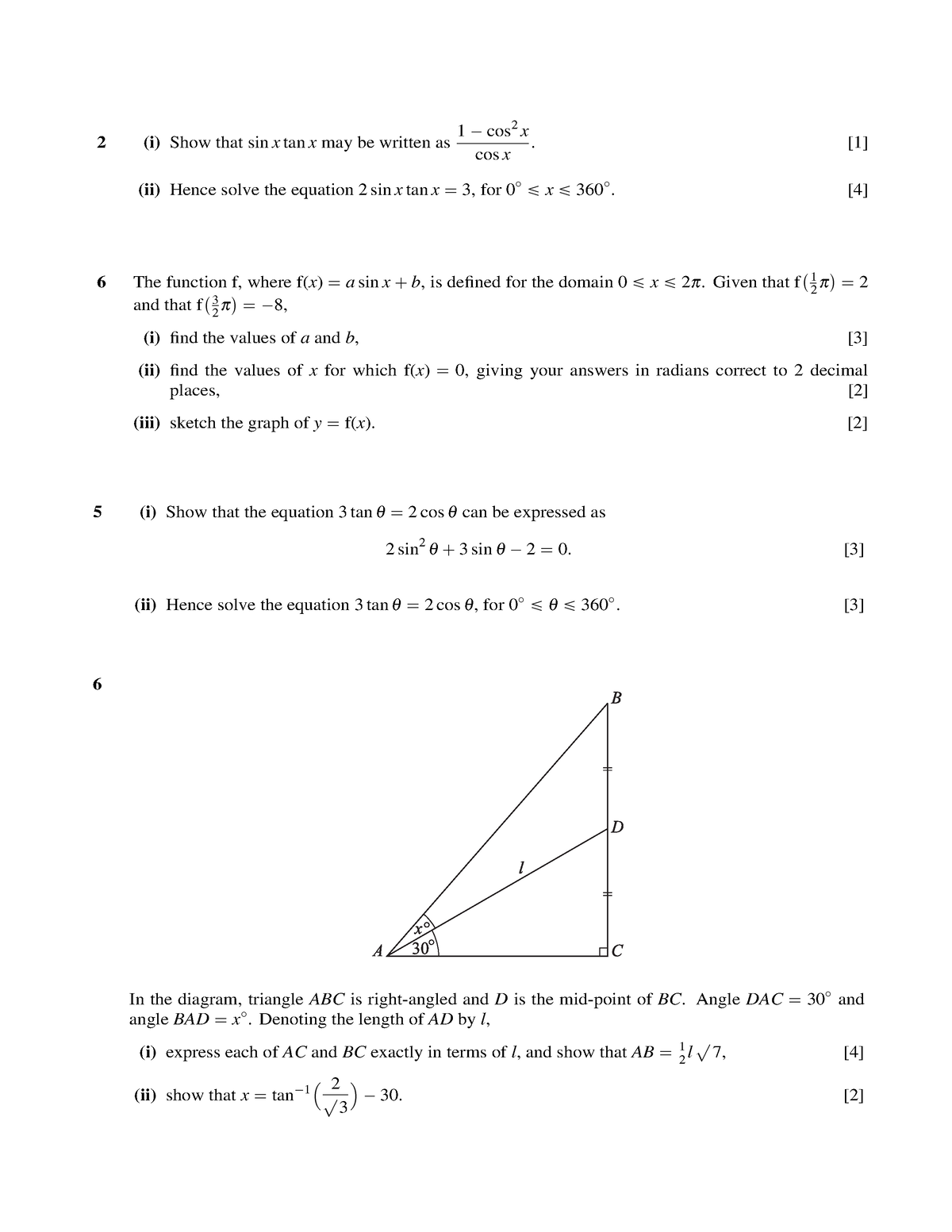 Trigonometry ( AS ) - P1 Topical - A Level Mathematics - Studocu