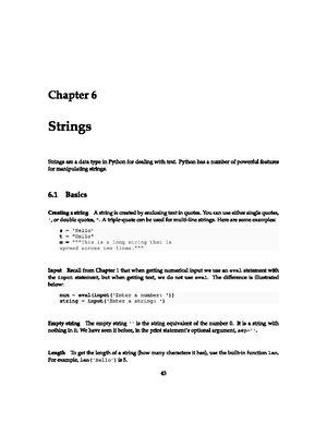 Introduction to Python Part A ch1+2 - Introduction to Computing - Studocu