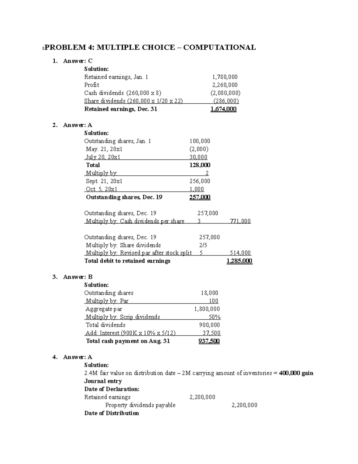 sol man chapter 11 interacc 3 millan 2021 - accounting - Studocu