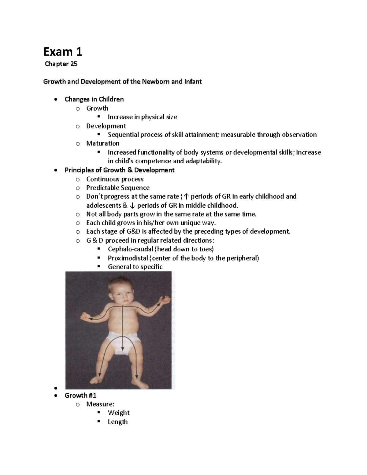 Final Exam More Info - Lecture Notes - Exam 1 Chapter 25 Growth And ...