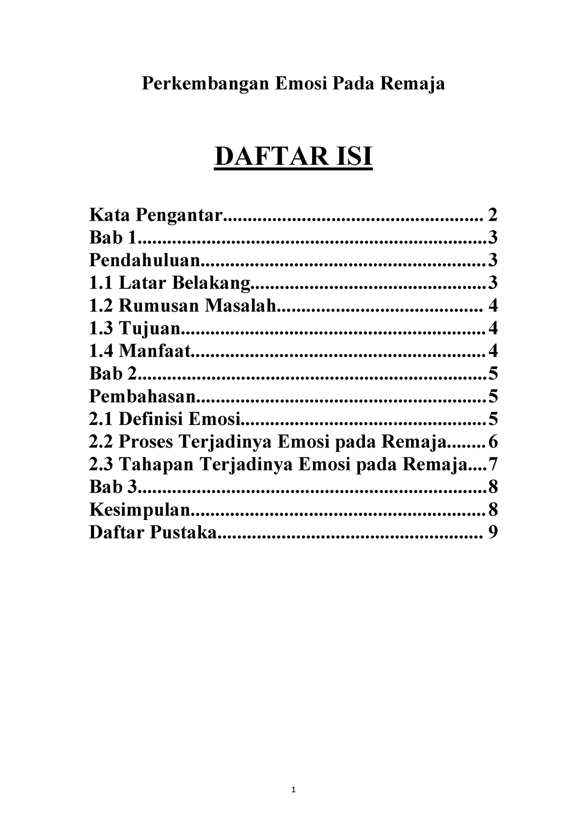 Psikologi Perkembangan Emosi Pada Remaja - Perkembangan Emosi Pada ...