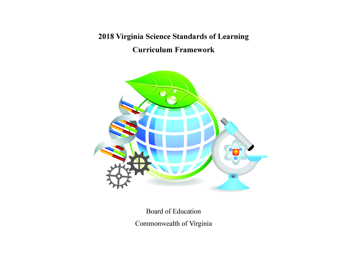 2018 Revised Science Curriculum Framework - 2018 Virginia Science ...