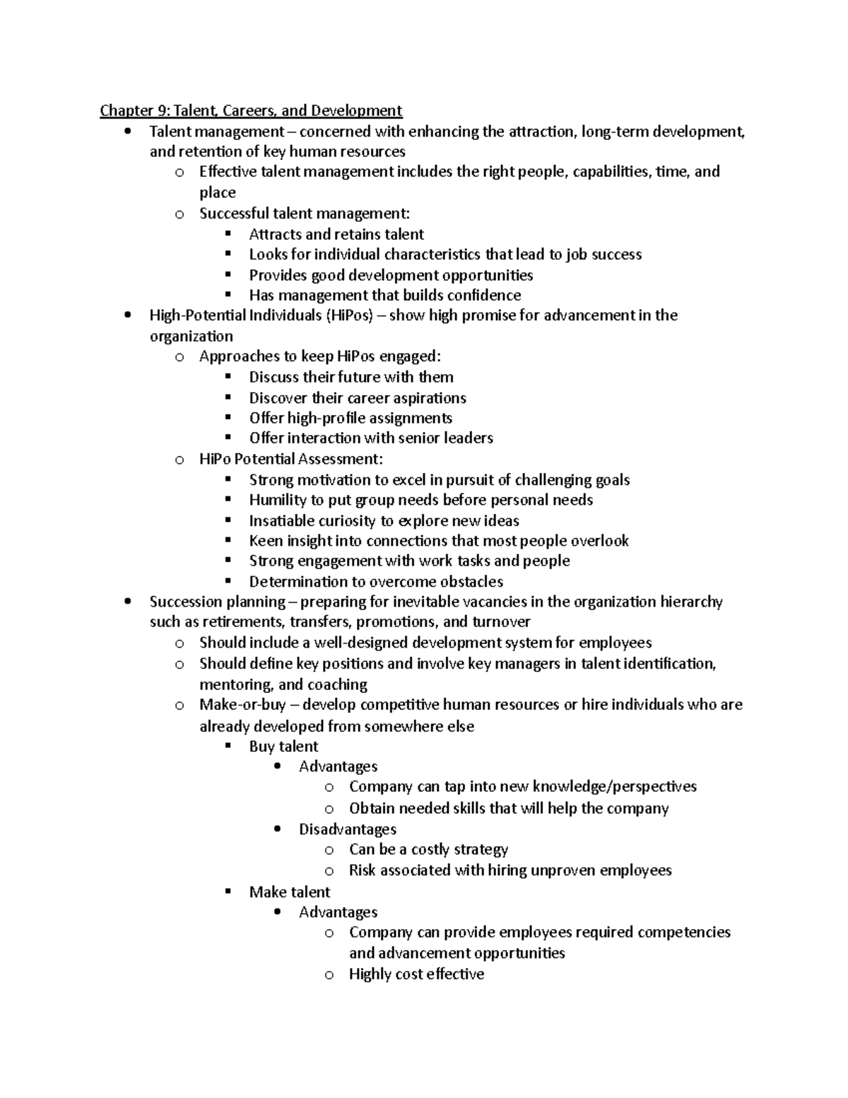 MQM 323 Exam 3 Exam 3 study guide for Heather Jia Human Resources
