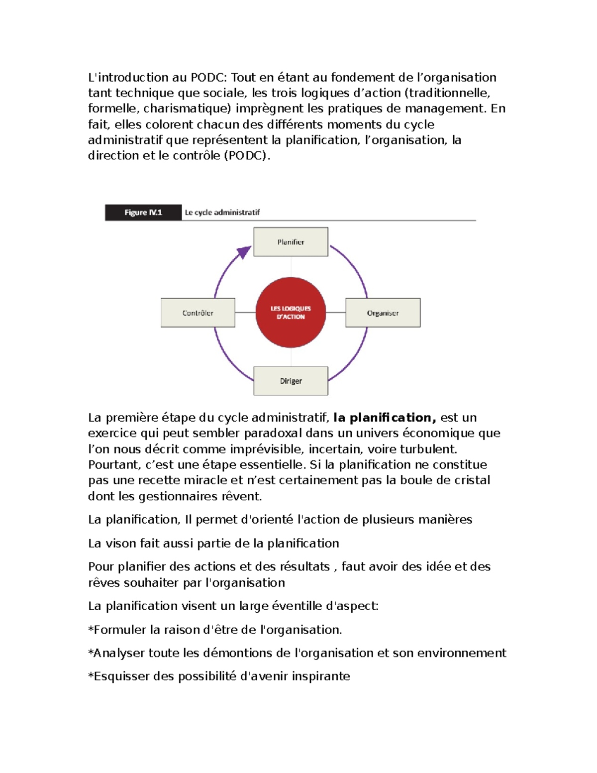 Chapitre 9 Planification PODC - L'introduction au PODC: Tout en étant ...