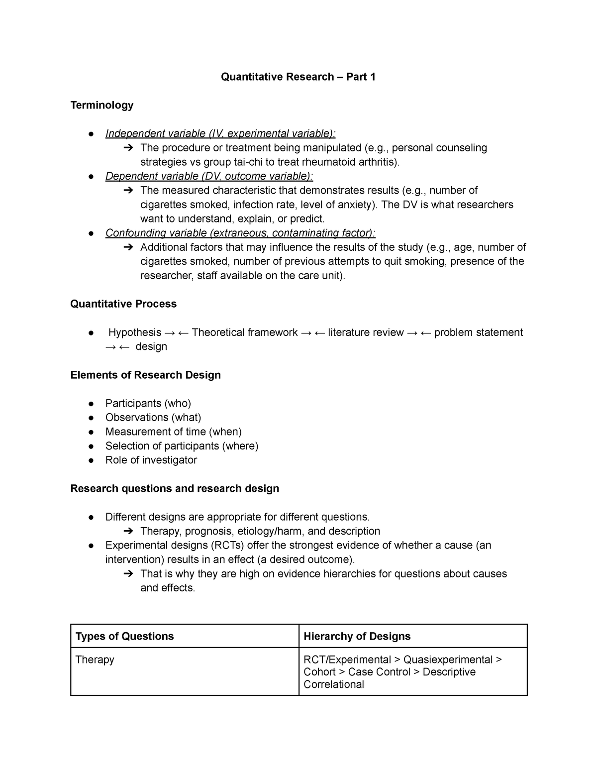 quantitative research part 1