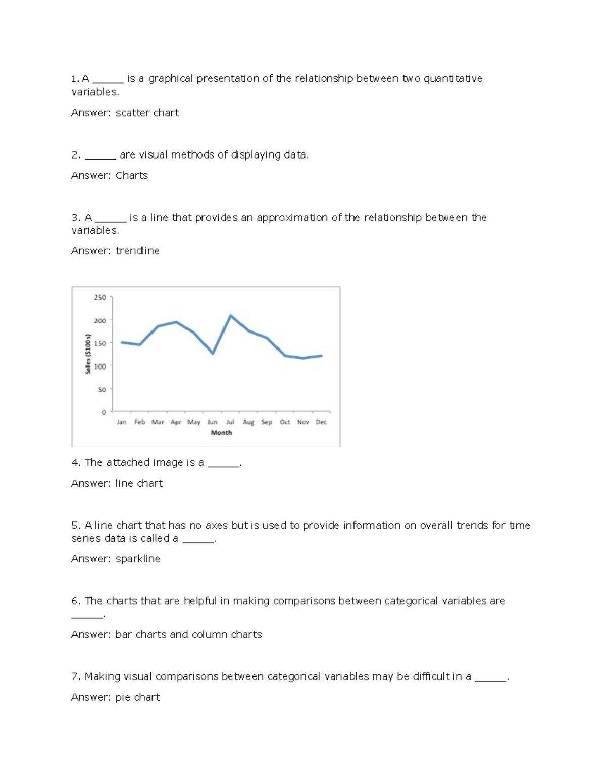 Bana 2082 - Quiz 3.2 Webassign - 1. A       Is A Graphical Presentation 