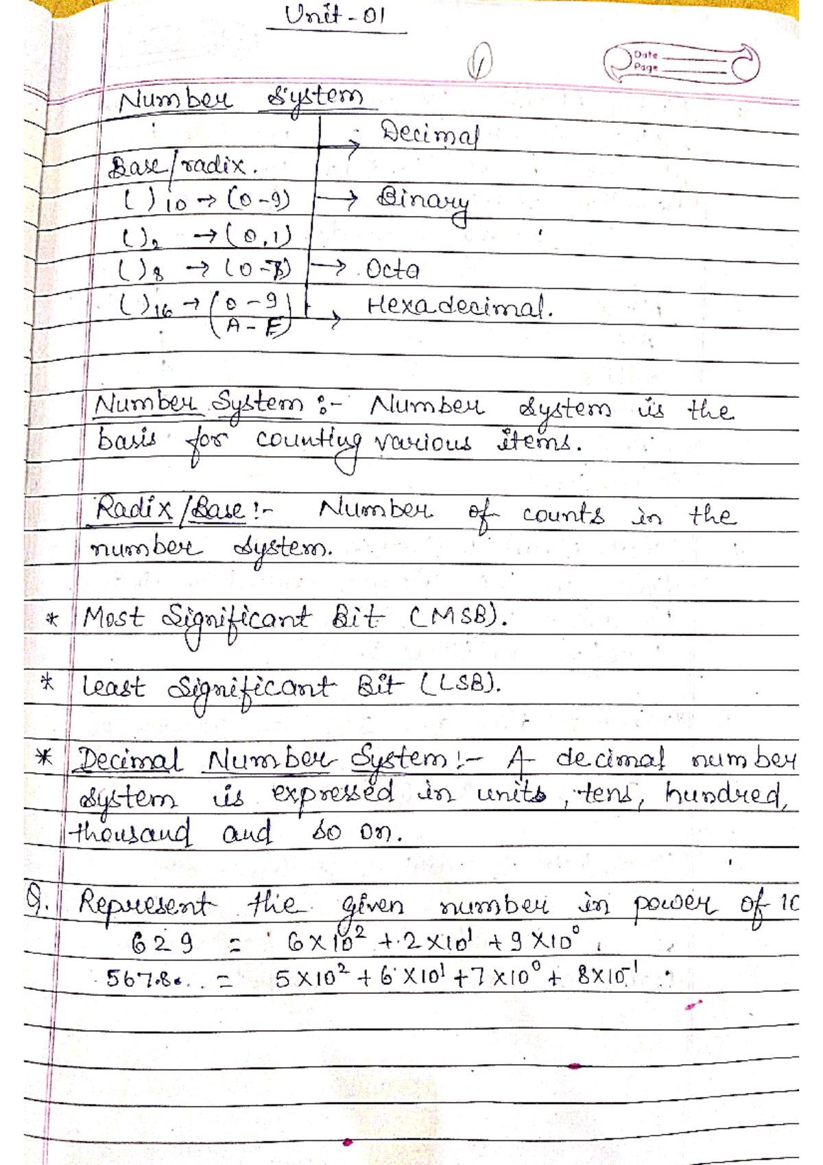 dsd notes unit 1 - B tech ece 2nd year - Studocu