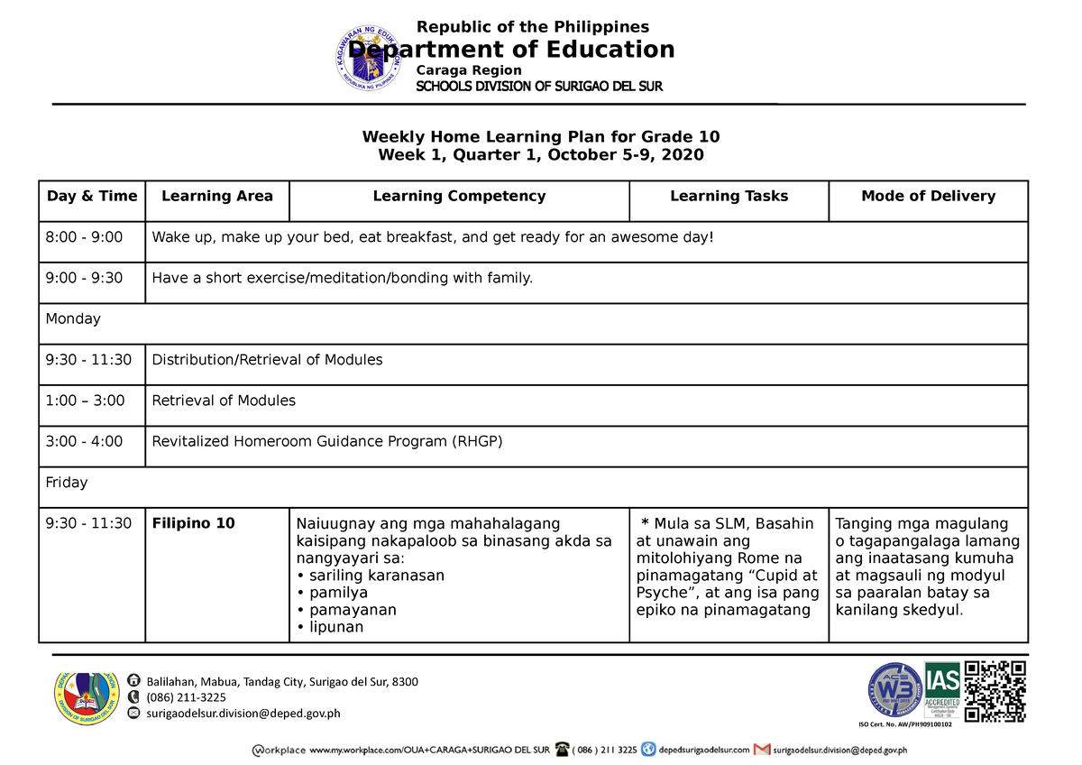 Filipino 10 Week 1 Weekly Home Learning Plan Department Of Education   Thumb 1200 848 