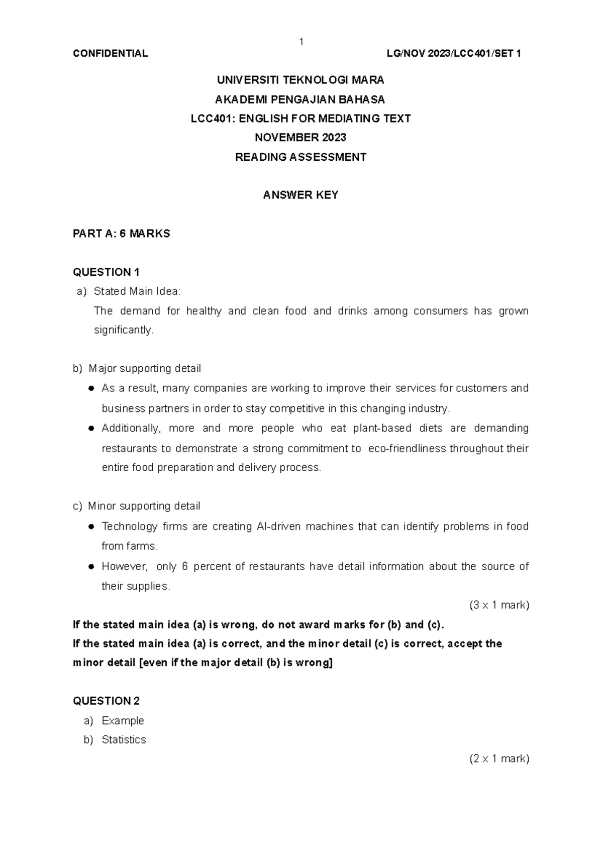 [Revised] LCC401 SET 1 AK 20234 - CONFIDENTIAL LG/NOV 2023/LCC401/SET 1 ...