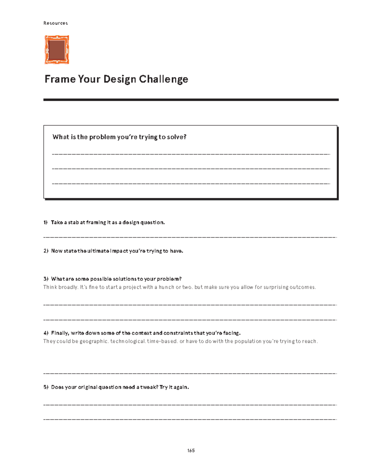 Design Challenge Examples