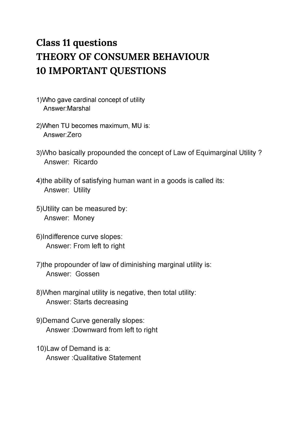 important-question-class-11-questions-theory-of-consumer-behaviour-10