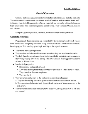 Impression materials (Questions and Answers) - Dental Materials II ...