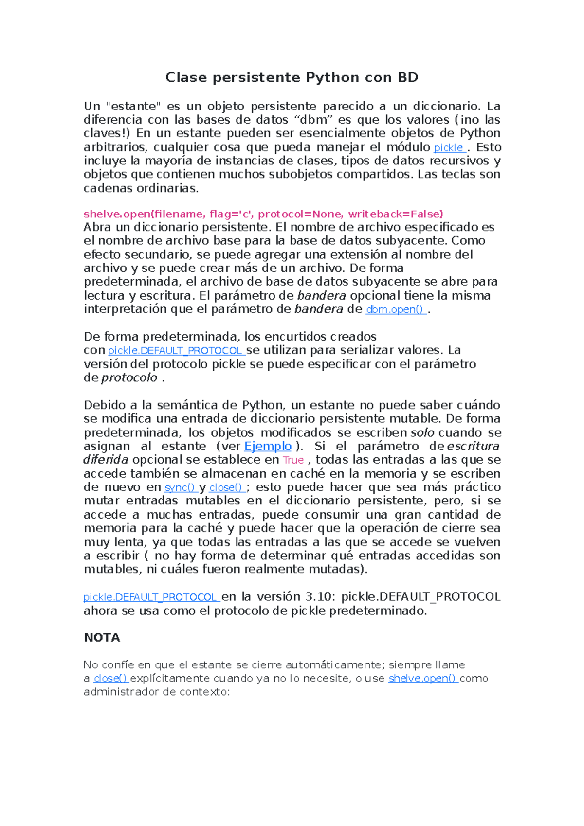 Clase persistente Python con BD - La diferencia con las bases de datos ...