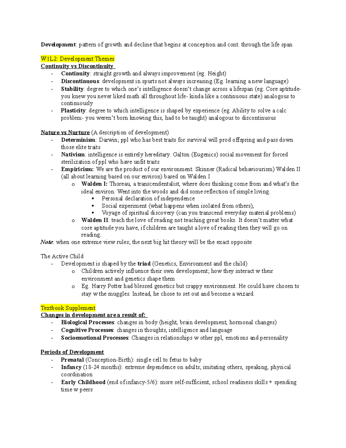 2AA3- Chpt 1 - A combination of lecture notes + supplementary textbook ...