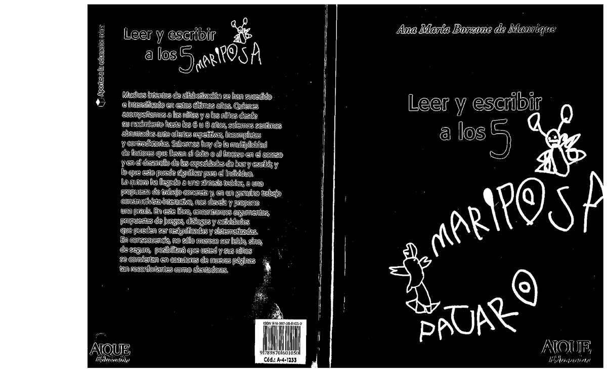 Leer y escribir a los 5 - alfabetización - Leer y escribir Ana Maria