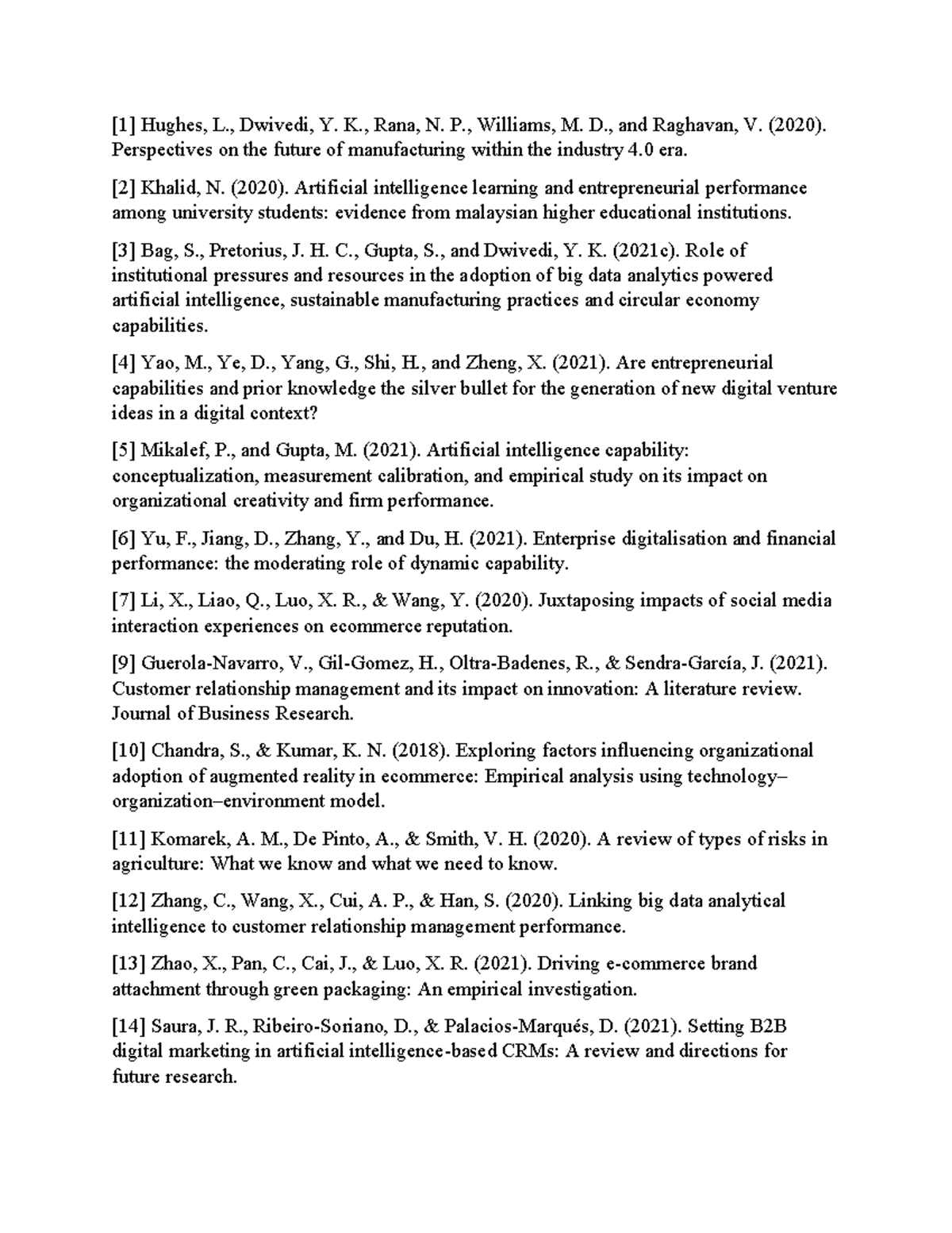Tltk - [1] Hughes, L., Dwivedi, Y. K., Rana, N. P., Williams, M. D ...