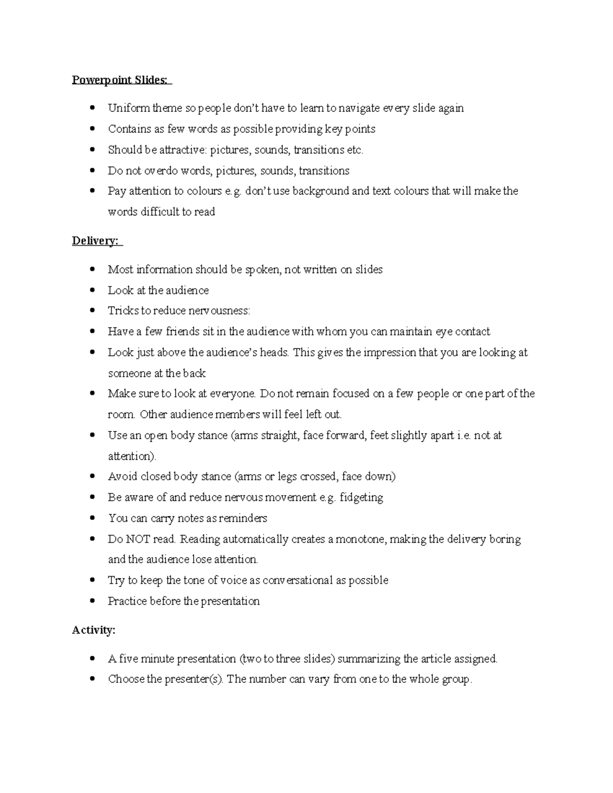Presentation Requirement and Skills Powerpoint Slides Uniform theme