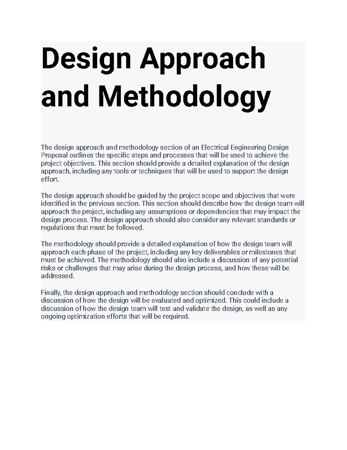 research proposal related to electrical engineering