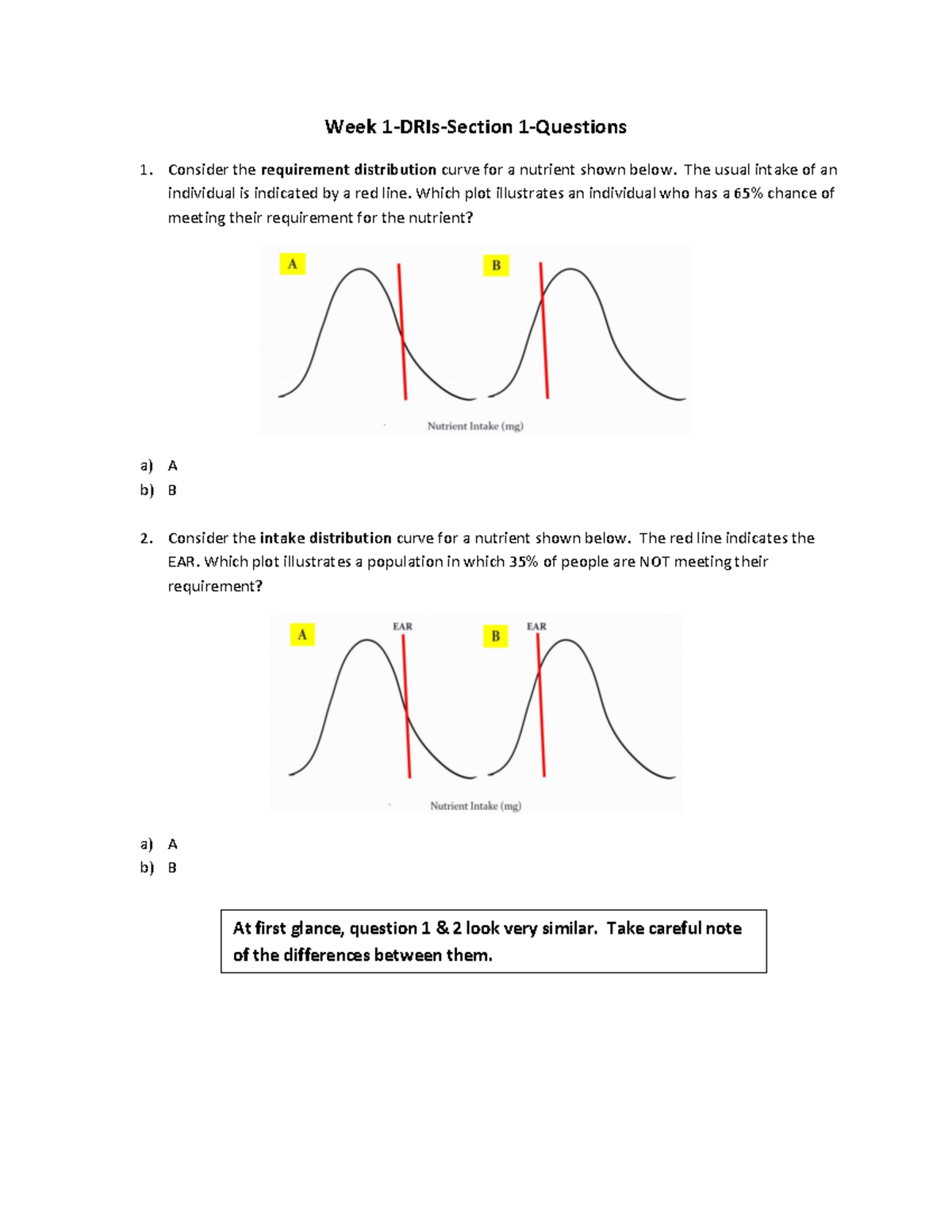 Week+1 DRIs Section 1 Self+Assessment - Week 1-DRIs-Section 1-Questions ...