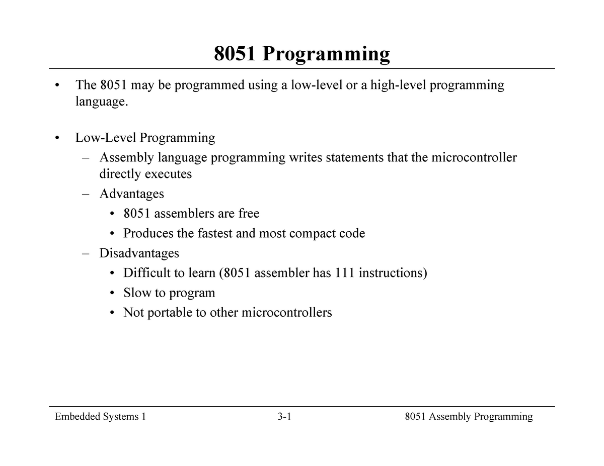 24 Assembly Programming - 24 Programming • The 24 may be