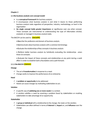 Chapter 1 - Dfsf - Chapter 1. Strategic Business Analysis Reviewer 1 ...