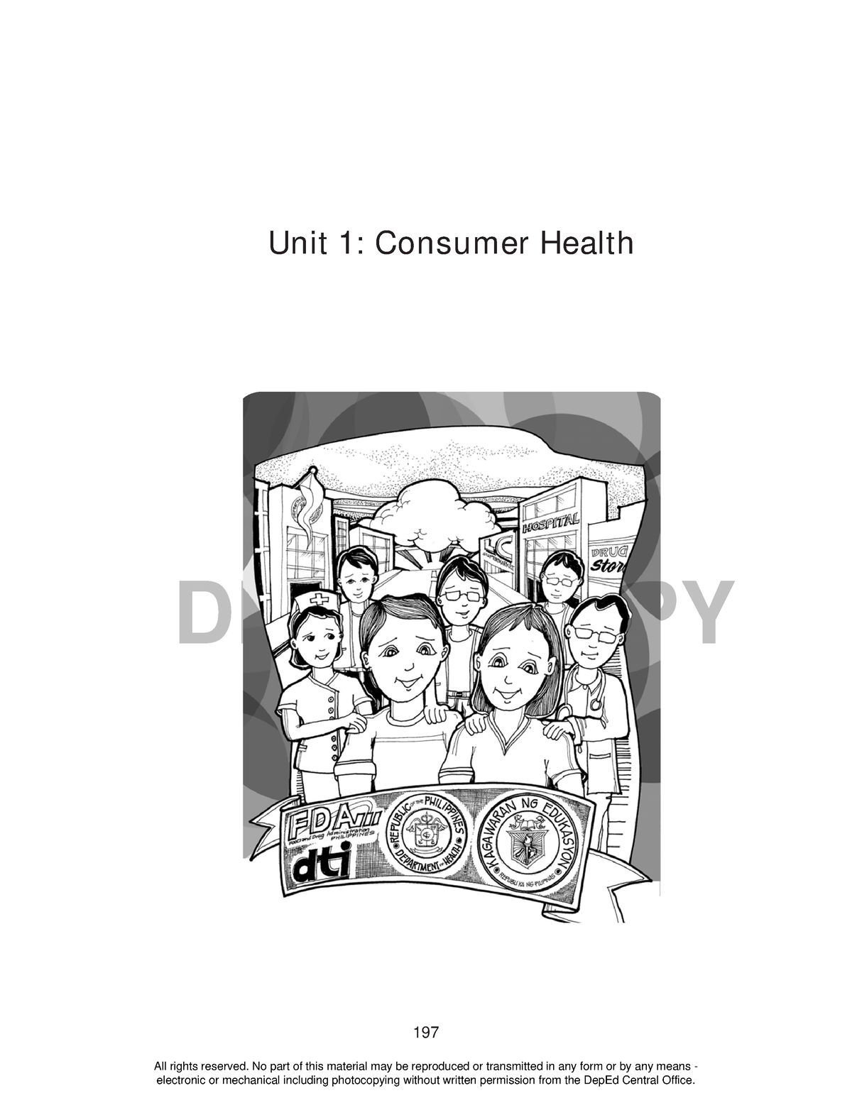 Health 10 Learning Material - 197 DEPED COPY Unit 1: Consumer Health ...