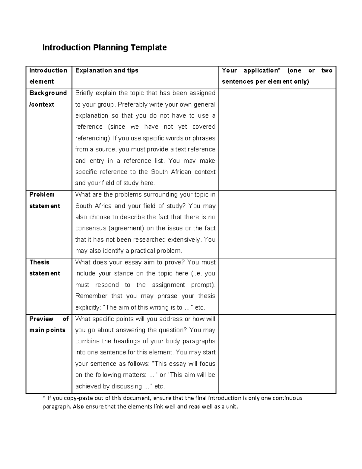 Introduction+Planning+Template+2022 - Introduction Planning Template If ...