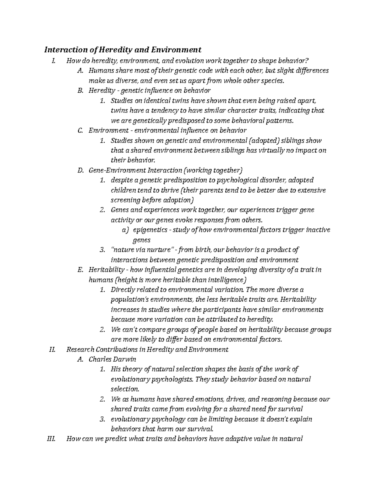 The Ultimate Ap Psychology Guide To Epigenetics & Heredity - lipcr4j