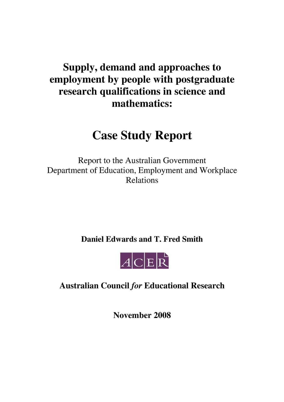 Sample Case Study Analysis Report Supply Demand And Approaches To