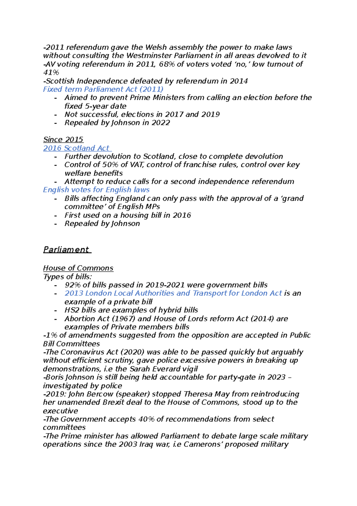 Page two - Evidence -2011 referendum gave the Welsh assembly the power ...