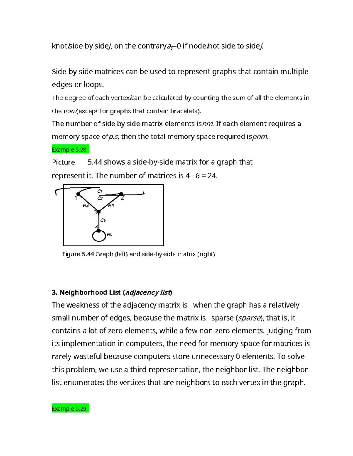 Discrete Mathematics-10 - knot iside by side j, on the contrary aij=0 ...