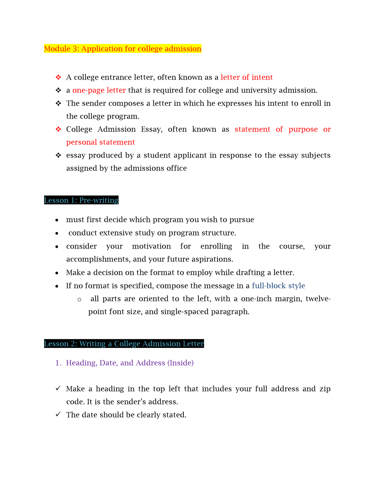 college-admission-letter-and-essay-module-3-application-for-college