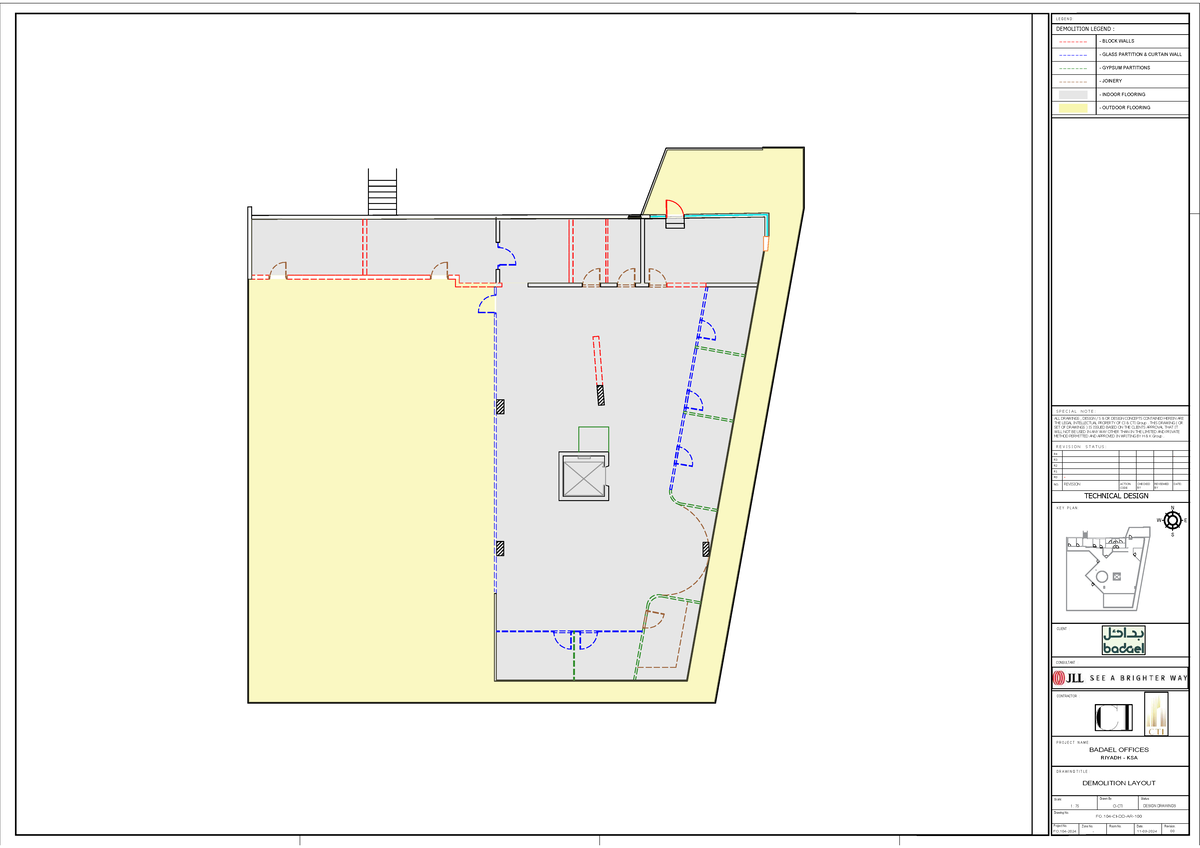 Demolition Layout - download file - DEMOLITION LEGEND : - BLOCK WALLS ...