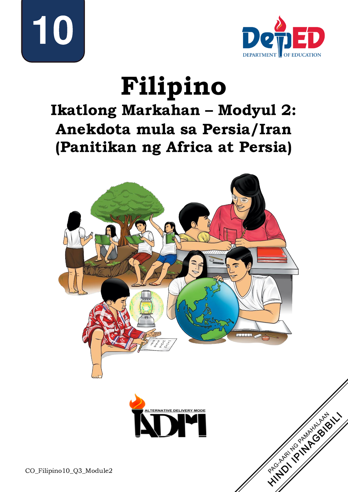 FIL10-Q3- Modyul 2 - Filipino Grade 10-Quarter 3-module 2 - 10 Filipino ...