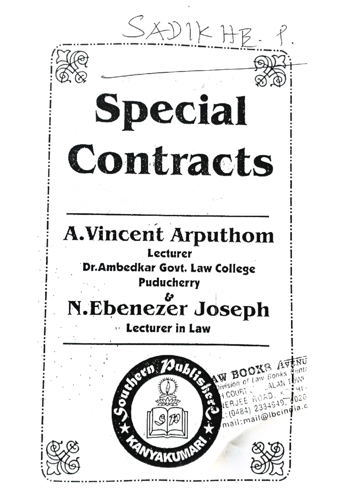 1st sem, Special contract notes Chapter 1 Indemnity and Guarantee - LLB ...