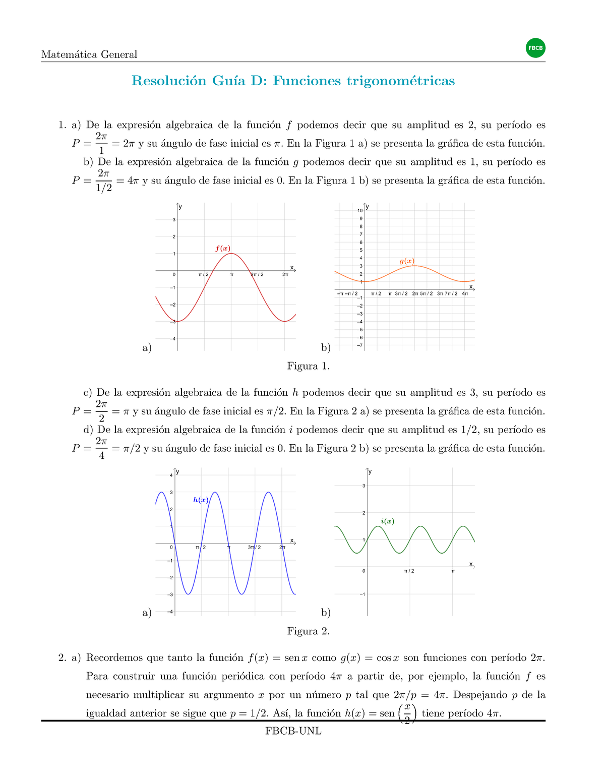 Resolución Guía D - Resolucion Guia D- FUNCIONES TRIGONOMETRICAS ...